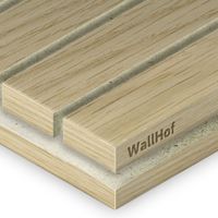 (имитация акустической тип 16/2) Шпон Дуб белый