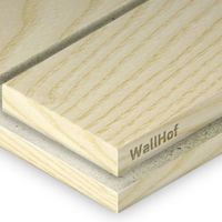 (имитация акустической тип 32/2) Шпон Ясень белый