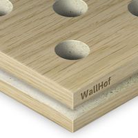 Акустическая тип Rd10 Шпон Дуб белый