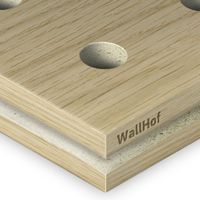 Акустическая тип R10 Шпон Дуб белый