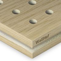 Акустическая тип R5 Шпон Дуб белый